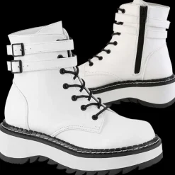 DemoniaCult LILITH 152 Boots White