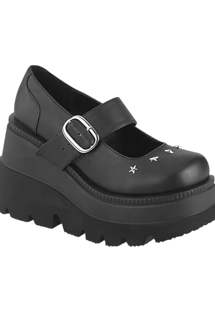DemoniaCult SHAKER 23 Black Shoes