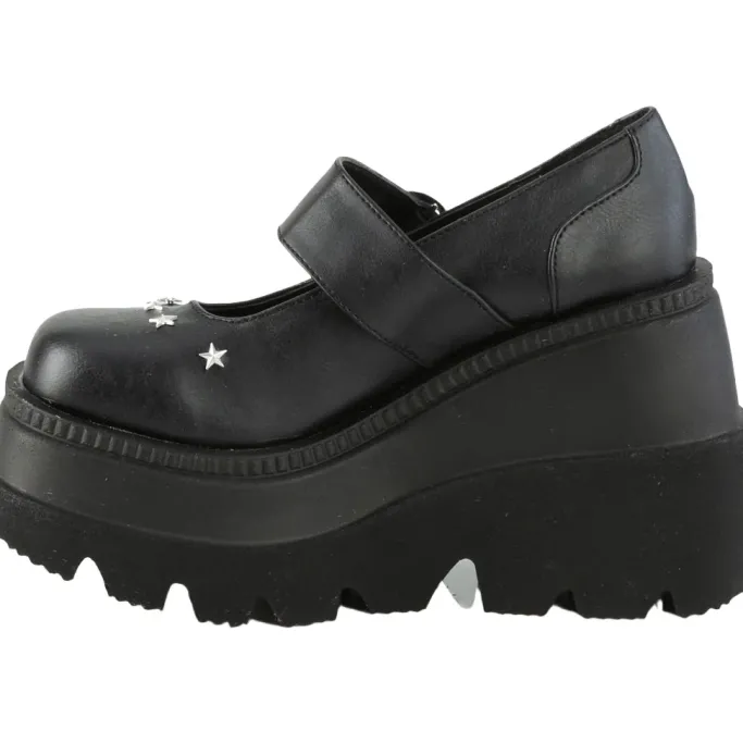 DemoniaCult SHAKER 23 Black Shoes