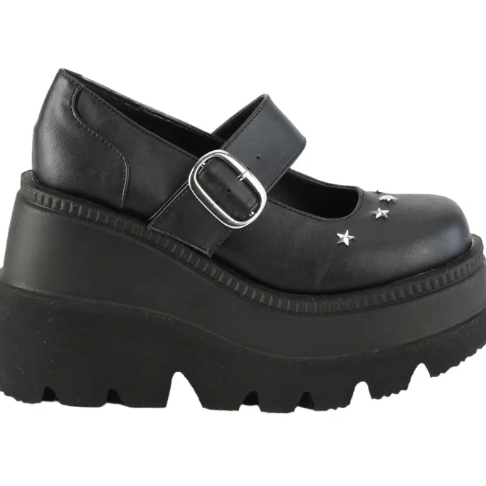 DemoniaCult SHAKER 23 Black Shoes