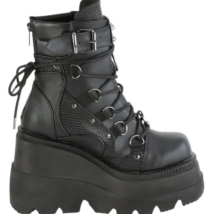 DemoniaCult Shaker 60 Boots Black