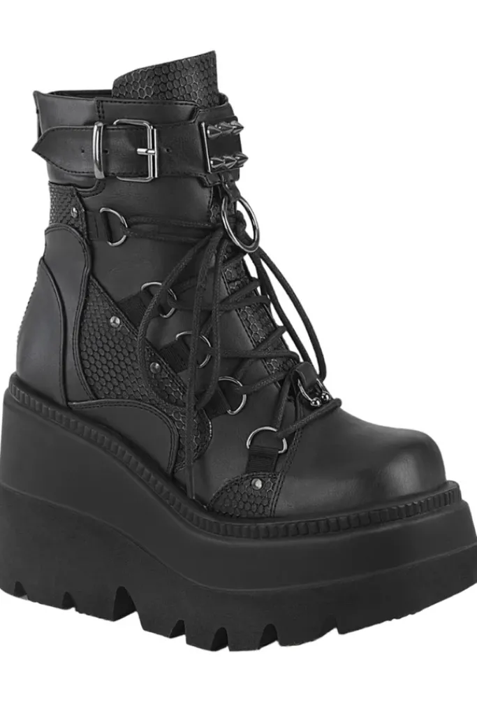 DemoniaCult Shaker 60 Boots Black