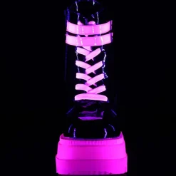 DemoniaCult Shaker 52 Boots Neon Pink