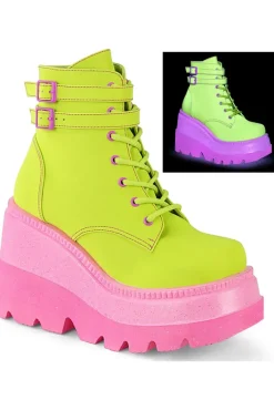 DemoniaCult Shaker 52 Boots Lime
