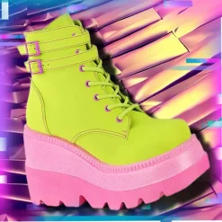 DemoniaCult Shaker 52 Boots Lime