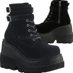 DemoniaCult SHAKER 52 Boots Velvet