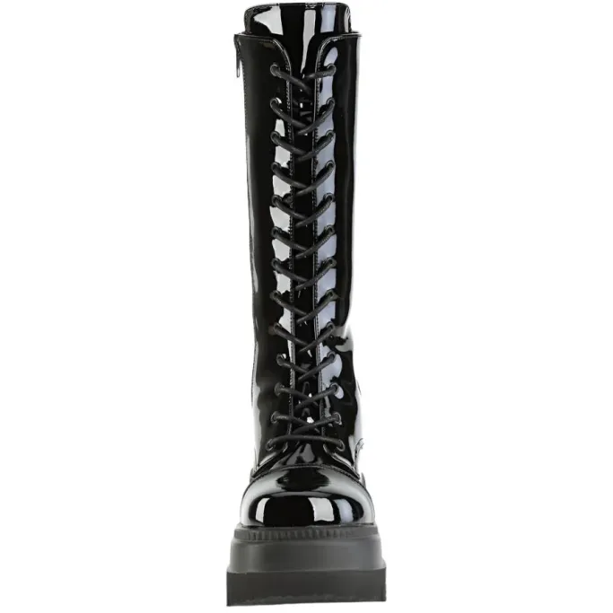 DemoniaCult SHAKER 72 Patent Boots UK6,