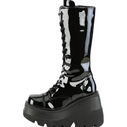 DemoniaCult SHAKER 72 Patent Boots UK6,