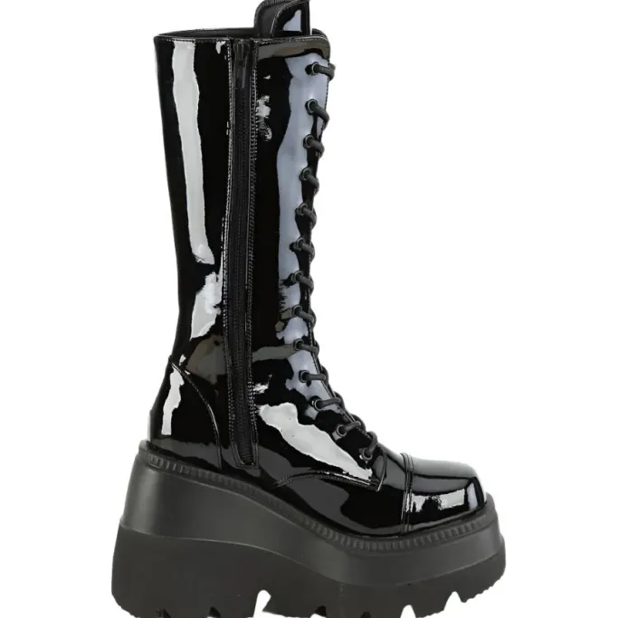 DemoniaCult SHAKER 72 Patent Boots UK6,