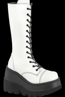 DemoniaCult SHAKER 72 White Boots