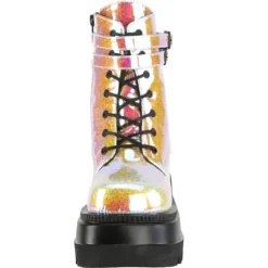 DemoniaCult SHAKER-52 Boots Pink