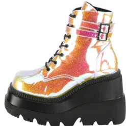 DemoniaCult SHAKER-52 Boots Pink