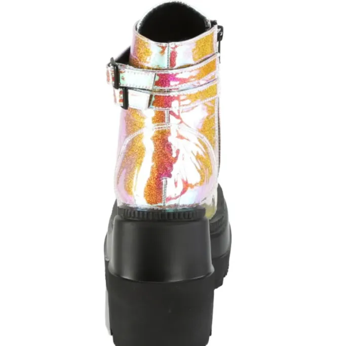 DemoniaCult SHAKER-52 Boots Pink