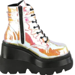 DemoniaCult SHAKER-52 Boots Pink