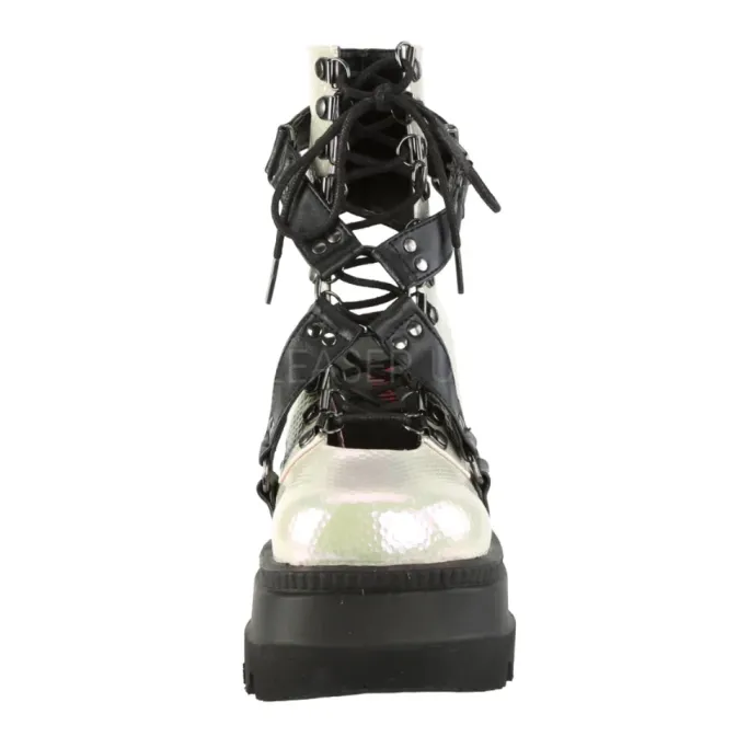 DemoniaCult SHAKER-56 Boots Green Black