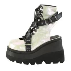 DemoniaCult SHAKER-56 Boots Green Black