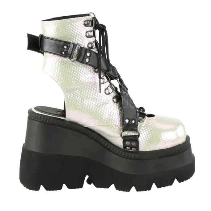 DemoniaCult SHAKER-56 Boots Green Black