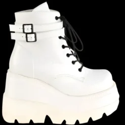 DemoniaCult SHAKER-52 Boots White