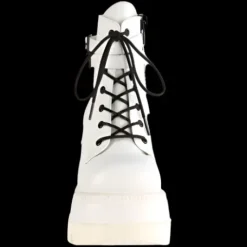 DemoniaCult SHAKER-52 Boots White