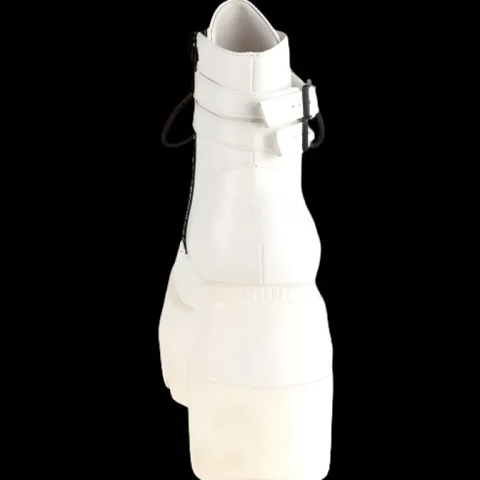 DemoniaCult SHAKER-52 Boots White