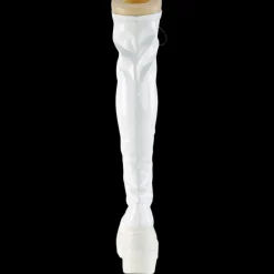 DemoniaCult SHAKER-374 White Boots