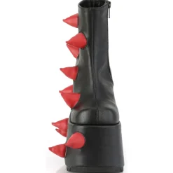 DemoniaCult SLAY 77 Black Red Boots