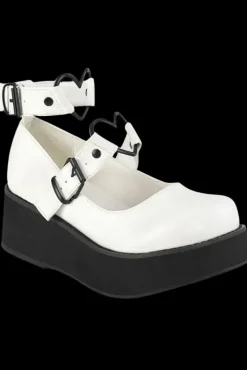 DemoniaCult SPRITE 02 White Shoes