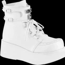 DemoniaCult SPRITE-70 Boots White