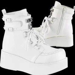DemoniaCult SPRITE-70 Boots White