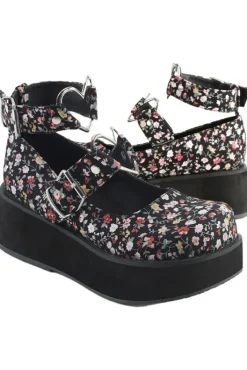DemoniaCult SPRITE-02 Shoes Floral