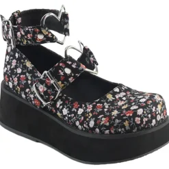 DemoniaCult SPRITE-02 Shoes Floral