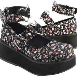 DemoniaCult SPRITE-02 Shoes Floral
