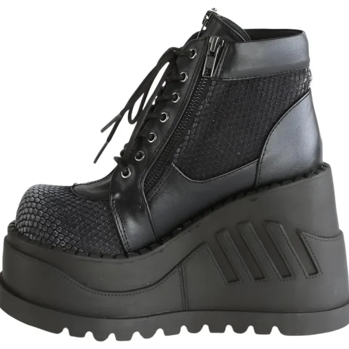 DemoniaCult STOMP-18 Shoes Black