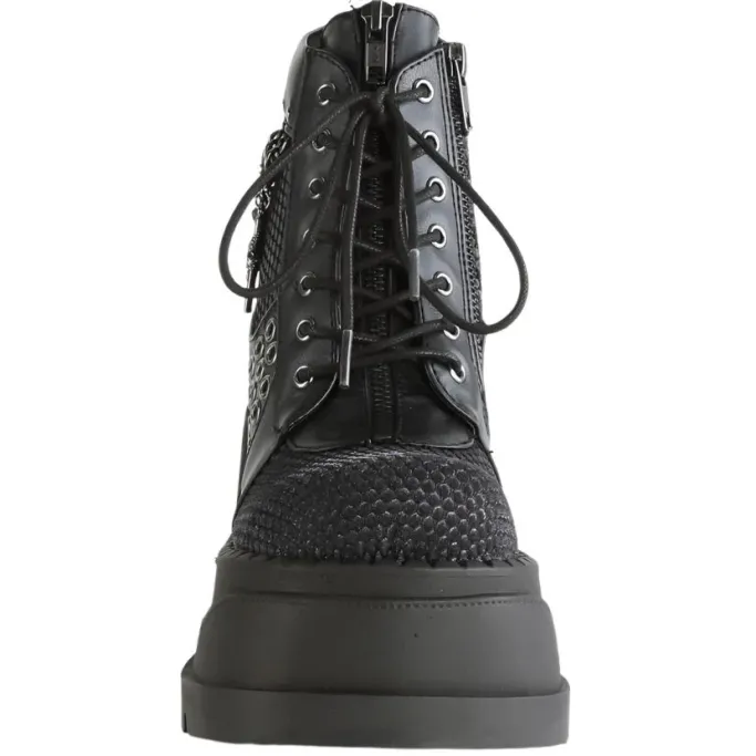DemoniaCult STOMP-18 Shoes Black