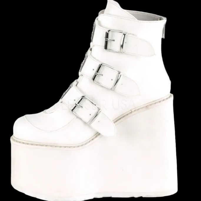 DemoniaCult SWING 105 Boots White