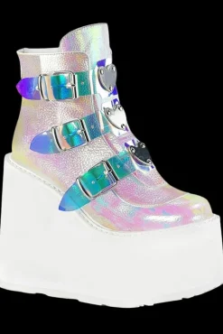 DemoniaCult SWING 105 Boots Pearl