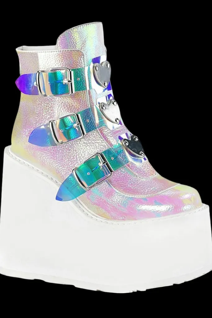 DemoniaCult SWING 105 Boots Pearl