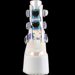 DemoniaCult SWING 105 Boots Pearl