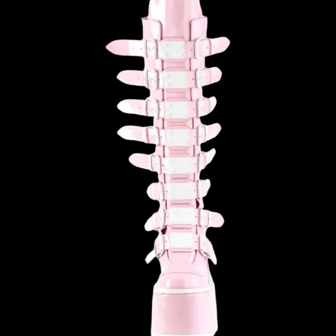 DemoniaCult SWING 815 Pink Holographic Boots