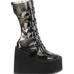 DemoniaCult SWING 230C Black Transparent Boots