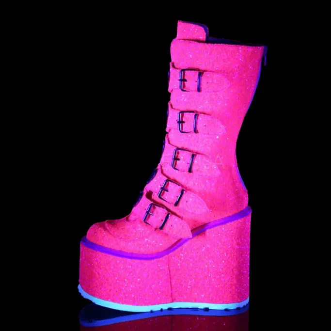 DemoniaCult SWING 230G Boots Pink