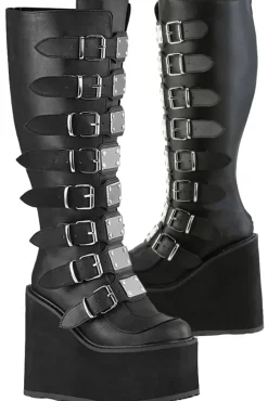 DemoniaCult Swing 815WC Boots WIDE CALF