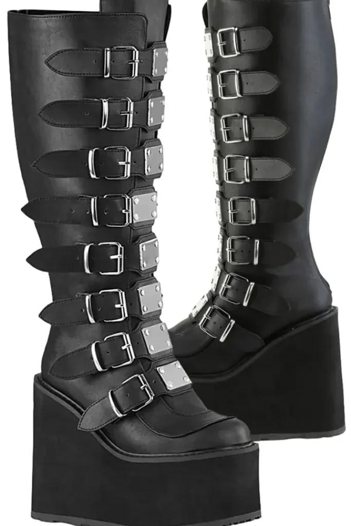 DemoniaCult Swing 815WC Boots WIDE CALF