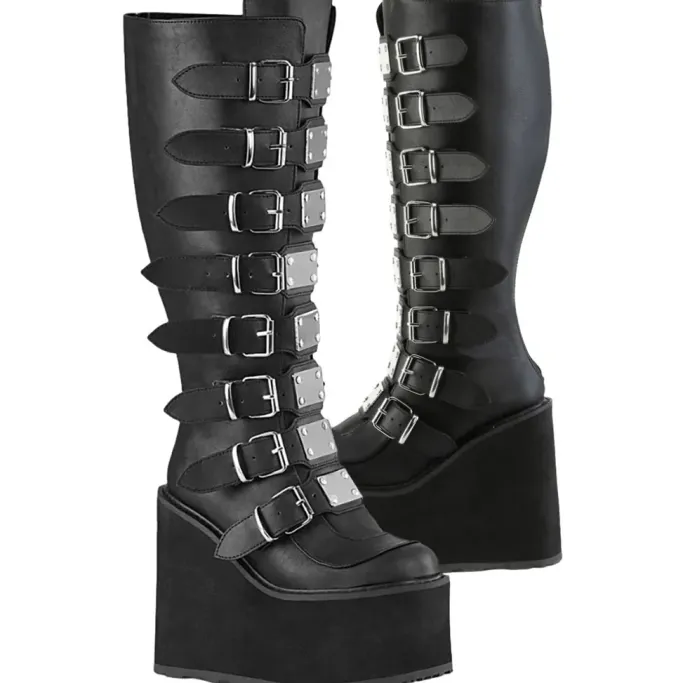 DemoniaCult Swing 815WC Boots WIDE CALF