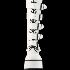 DemoniaCult TRASHVILLE 518 Boots White