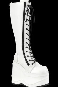 DemoniaCult WAVE 200 Boots White