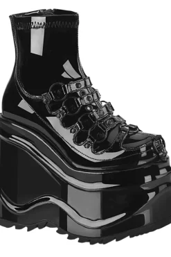 DemoniaCult WAVE 110 Patent Boots