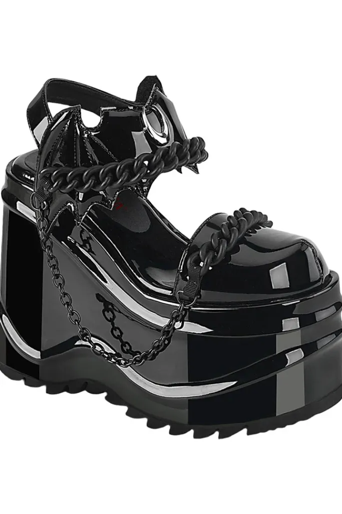 DemoniaCult WAVE 20 Patent Shoes