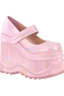DemoniaCult WAVE 32 Pink Shoes