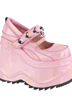 DemoniaCult WAVE 48 Pink Shoes